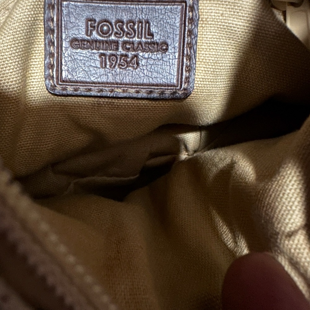 VINTAGE FOSSIL HACIENDA SHOPPER HANDBAG - Picture 4 of 4